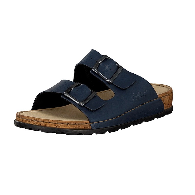 Pantufas Rieker 25690-14 Para Homem - Azuis